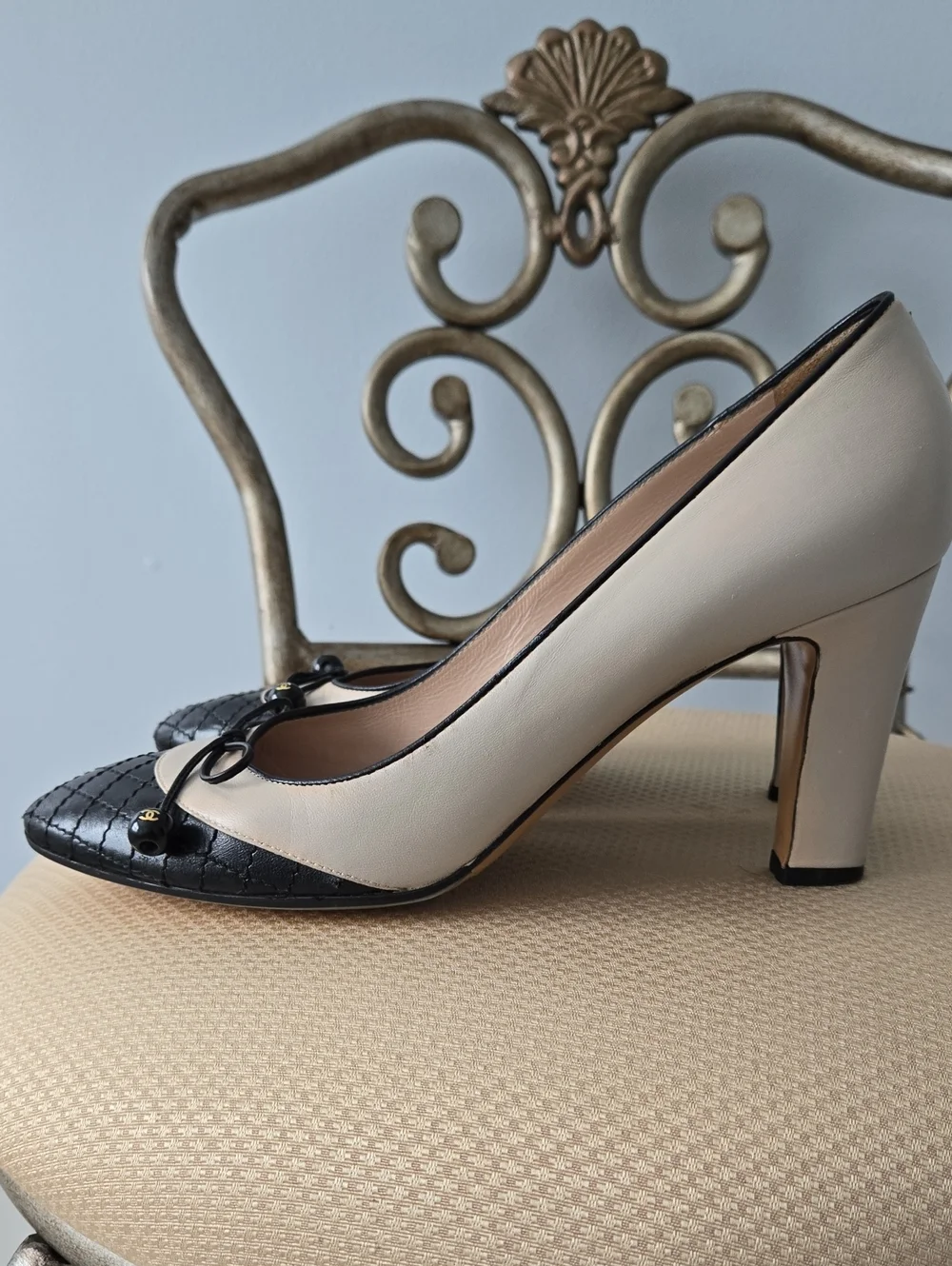 Chanel Vintage Quilted Pattern 2003 Pumps, s9/IT 39